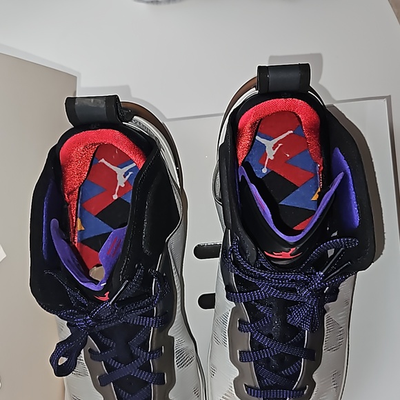 Air Jordan XXXVII Light Bone Fire Red Black Retro Men's 13 - Picture 9 of 17